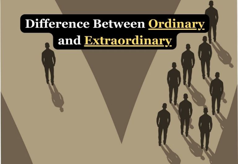 difference-between-and-extraordinary